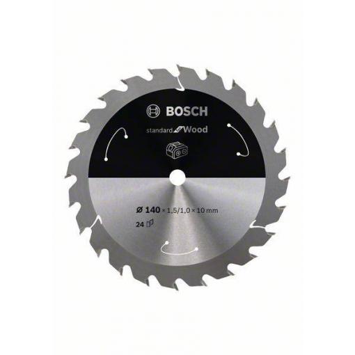 Bosch Accessories 2608837669 2608837669 tvrdokovový pilový kotouč 140 x 10 mm Počet zubů (na palec): 24 1 ks