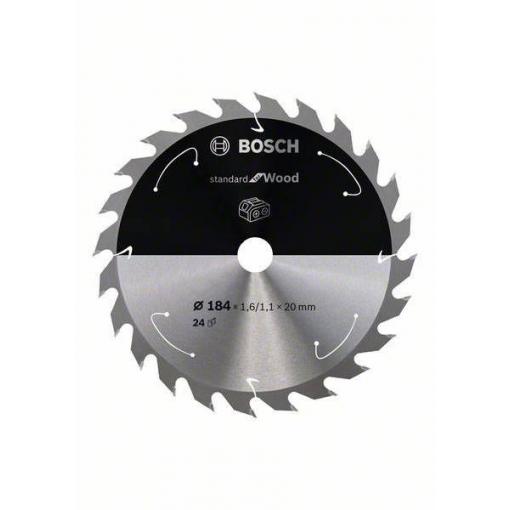 Bosch Accessories 2608837702 2608837702 tvrdokovový pilový kotouč 184 x 20 mm Počet zubů (na palec): 24 1 ks