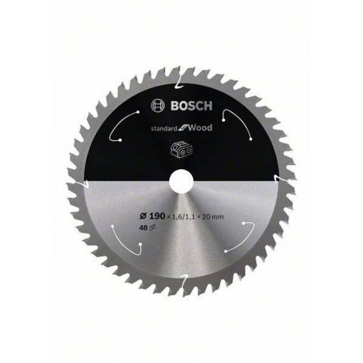 Bosch Accessories Bosch Power Tools 2608837705 tvrdokovový pilový kotouč 190 x 20 mm Počet zubů (na palec): 48 1 ks