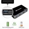Transcend TS-HUB2C USB Hub 4 porty USB-A USB 3.1 Gen1 5 GBit/s černá TS-HUB2C