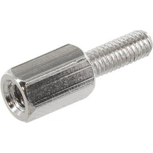 TRU COMPONENTS TRUD3X05A5MH TRUD3X05A5MH distanční čep (d) 5 mm M3 M3 mosaz (poniklovaná) 1 ks