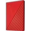 WD My Passport, My Passport, 2 TB, externí HDD 6,35 cm (2,5), USB 3.2 (Gen 1x1) , červená, WDBYVG0020BRD-WESN