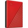 WD My Passport, My Passport, 2 TB, externí HDD 6,35 cm (2,5), USB 3.2 (Gen 1x1) , červená, WDBYVG0020BRD-WESN