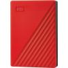 WD My Passport, My Passport, 2 TB, externí HDD 6,35 cm (2,5), USB 3.2 (Gen 1x1) , červená, WDBYVG0020BRD-WESN