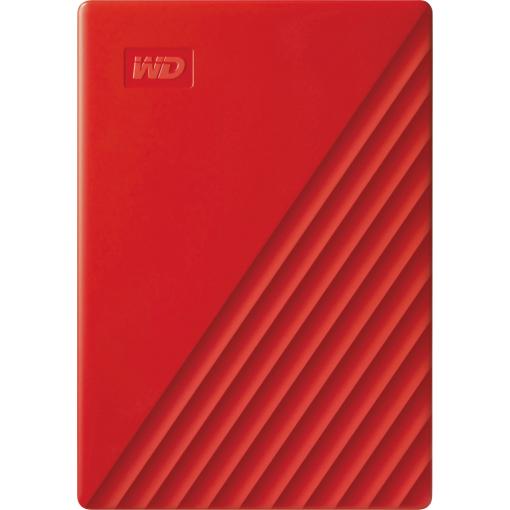 WD My Passport, My Passport, 2 TB, externí HDD 6,35 cm (2,5), USB 3.2 (Gen 1x1) , červená, WDBYVG0020BRD-WESN