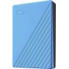 WD My Passport, My Passport, 4 TB, externí HDD 6,35 cm (2,5), USB 3.2 (Gen 1x1) , modrá, WDBPKJ0040BBL-WESN