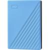 WD My Passport, My Passport, 4 TB, externí HDD 6,35 cm (2,5), USB 3.2 (Gen 1x1) , modrá, WDBPKJ0040BBL-WESN