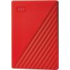 WD My Passport, My Passport, 4 TB, externí HDD 6,35 cm (2,5), USB 3.2 (Gen 1x1) , červená, WDBPKJ0040BRD-WESN