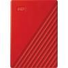 WD My Passport, My Passport, 4 TB, externí HDD 6,35 cm (2,5), USB 3.2 (Gen 1x1) , červená, WDBPKJ0040BRD-WESN