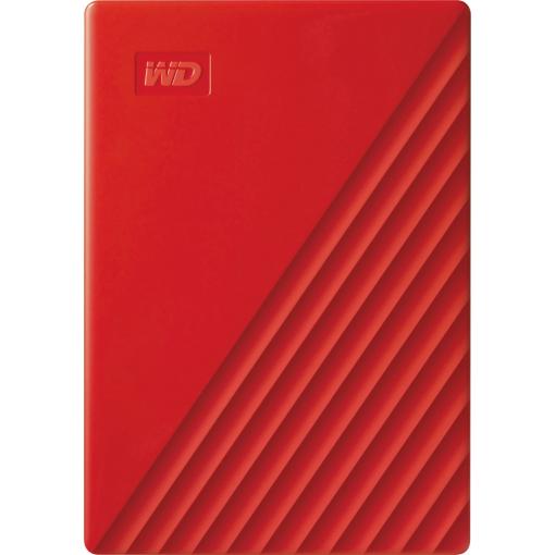 WD My Passport, My Passport, 4 TB, externí HDD 6,35 cm (2,5), USB 3.2 (Gen 1x1) , červená, WDBPKJ0040BRD-WESN