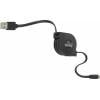Renkforce USB kabel USB 2.0 USB-A zástrčka, USB Micro-B zástrčka 0.80 m černá RF-4352332