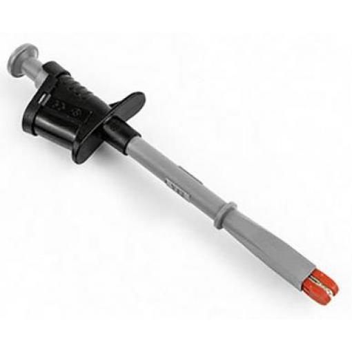 HT Instruments 6009-IECN banánkový konektor 1003190 banánková zdířka , zásuvka 4 mm, konektor 4 mm, krokosvorka CAT III 1000 V černá 1 ks
