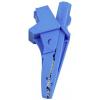 HT Instruments 5004-IECB banánkový konektor 1003130 banánková zdířka , zásuvka 4 mm, konektor 4 mm, krokosvorka CAT III 1000 V modrá 1 ks