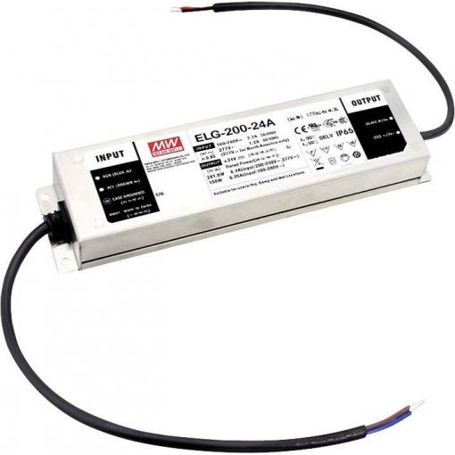 MEAN WELL ELG-200-C2100DA-3Y LED driver konstantní proud 201.6 W 2100 mA 48 - 96 V/DC Dali , montáž na nehořlavém povrchu , schválení nábytku , outdoorový ,