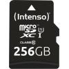 Intenso Premium paměťová karta microSDXC 256 GB Class 10, UHS-I vč. SD adaptéru