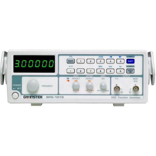 GW Instek SFG-1003 Arbitrární generátor funkcí 0.1 Hz - 3 MHz 1kanálový trojúhelník, obdélníkový, sinusový, TTL
