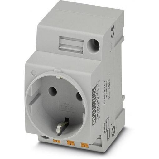 skříňový rozvaděč-zásuvka Phoenix Contact EO-CF/PT šedá (d x š) 60 mm x 45 mm