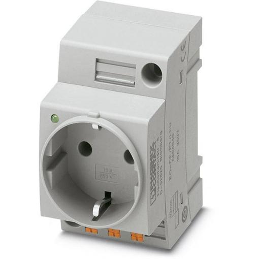 skříňový rozvaděč-zásuvka Phoenix Contact EO-CF/PT/LED šedá (d x š) 60 mm x 45 mm