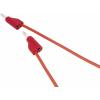 měřicí kabel VOLTCRAFT MSB-100 VC-10906895, [lamelová zástrčka 4 mm - lamelová zástrčka 4 mm], 1 m, červená