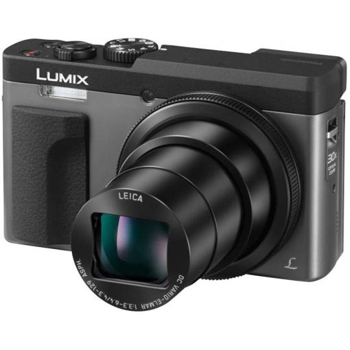Panasonic DC-TZ91EG-S digitální fotoaparát 20 Megapixel Zoom (optický): 30 x stříbrná 4K video, elektronický hledáček, vyklápěcí displej, Wi-Fi