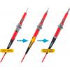 VOLTCRAFT MS-4PS bezpečnostní měřicí kabely 4mm bezpečnostní zástrčka zkušební hroty 1.00 m černá, červená 1 ks