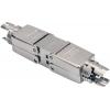 Digitus spojka RJ45 síťový adaptér CAT 6a (surový kabel CAT 7) , CAT 6A, CAT 6 [1x LSA - 1x LSA] stříbrná