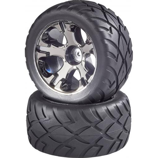 Reely 1:10 Truggy kompletní kola Street 5paprskový titanová šedá 2 ks
