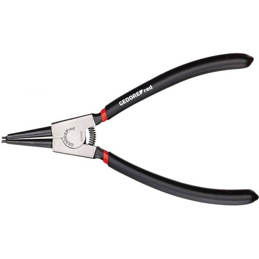Gedore RED 3301139 kleště na pojistné kroužkem Tvar hrotu rovný