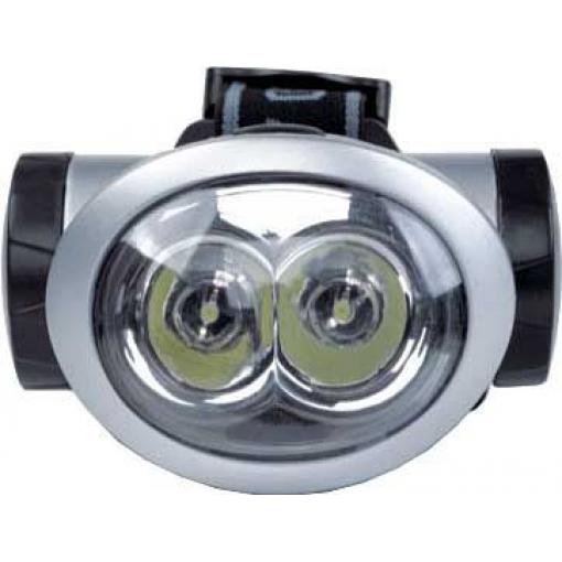 Svítilna LED 2x 8mm,čelovka,napájení 3xAA