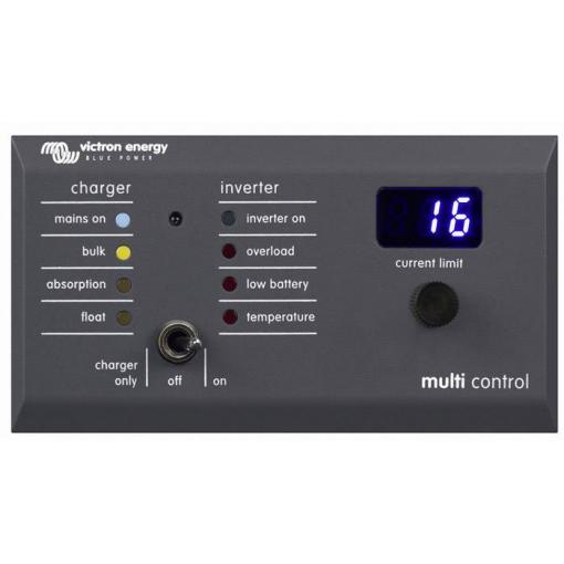 Victron Energy dálkové ovládání REC020005010 160 mm x 115 mm Vhodné pro model (střídač napětí):Victron řada Multi, Victron řada Quattro
