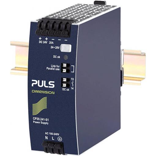 PULS CP20.241-S1 síťový zdroj na DIN lištu 24 V 20 A 480 W Počet výstupů:1 x Obsah 1 ks