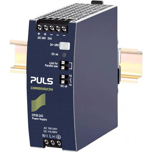 PULS CP20.242 síťový zdroj na DIN lištu 24 V 20 A 480 W Počet výstupů:1 x Obsah 1 ks
