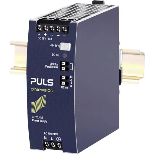PULS CP20.481 síťový zdroj na DIN lištu 48 V 10 A 480 W Počet výstupů:1 x Obsah 1 ks
