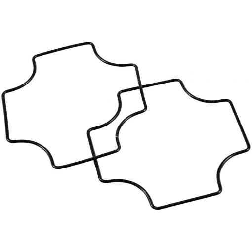 Hammond Electronics 1557BGASKET Těsnění silikon černá 1 ks