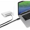 Renkforce USB-C®, RJ45 kabelový adaptér [1x USB-C® zástrčka - 1x RJ45 zástrčka 8p8c] 1.80 m černá