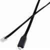 Renkforce USB-C®, RJ45 kabelový adaptér [1x USB-C® zástrčka - 1x RJ45 zástrčka 8p8c] 1.80 m černá
