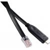 Renkforce USB-C®, RJ45 kabelový adaptér [1x USB-C® zástrčka - 1x RJ45 zástrčka 8p8c] 1.80 m černá