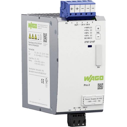 WAGO 2787-2147 síťový zdroj na DIN lištu 20 A 480 W Obsah 1 ks