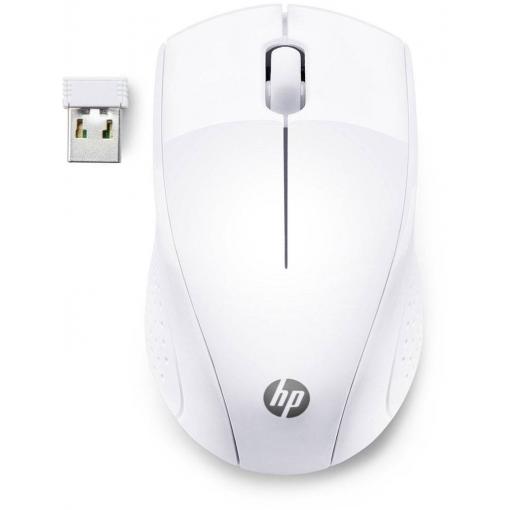 HP 220 optická myš, přenos bezdrátový, 3 tlačítko, 1300 dpi, bílá