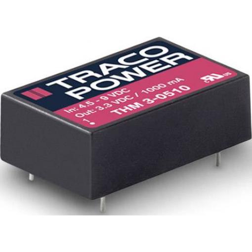 TracoPower THM 3-0521 DC/DC měnič napětí do DPS 300 mA 3 W Počet výstupů: 2 x Obsah 1 ks