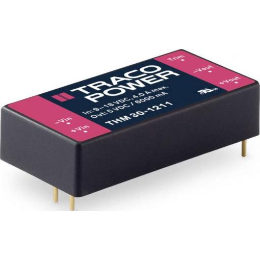 TracoPower THM 30-1223 DC/DC měnič napětí do DPS 1 A 30 W Počet výstupů: 2 x Obsah 1 ks