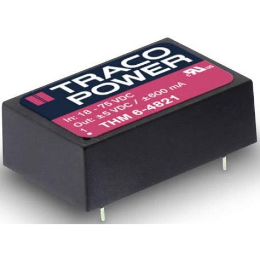 TracoPower THM 6-1223 DC/DC měnič napětí do DPS 200 mA 6 W Počet výstupů: 2 x Obsah 1 ks