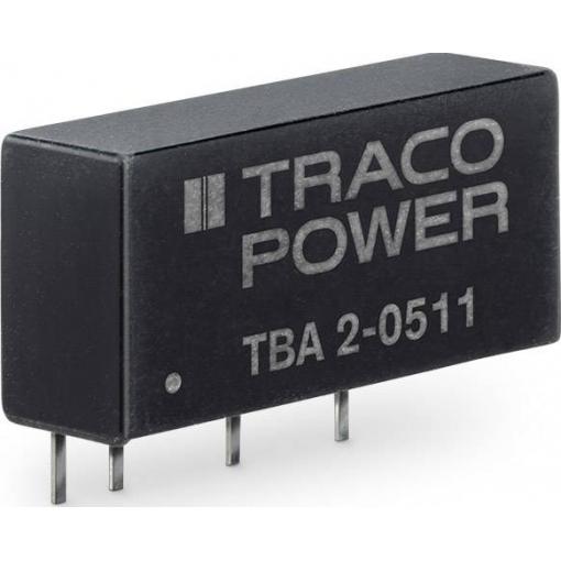 TracoPower TBA 2-0511 DC/DC měnič napětí do DPS 400 mA 2 W Počet výstupů: 1 x Obsah 1 ks