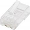 Intellinet 502399, zástrčka RJ45, krimpovací kontakt, transparentní, 100 ks