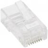Intellinet 502399, zástrčka RJ45, krimpovací kontakt, transparentní, 100 ks