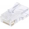 Intellinet 790512, zástrčka RJ45, krimpovací kontakt, transparentní, 100 ks