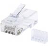 Intellinet 790604, zástrčka RJ45, krimpovací kontakt, transparentní, 90 ks