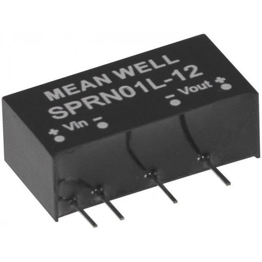 MEAN WELL SPRN01L-05 DC/DC měnič napětí 200 mA 1 W Počet výstupů: 1 x Obsah 1 ks