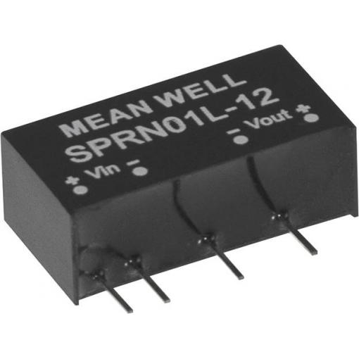 MEAN WELL SPRN01L-12 DC/DC měnič napětí 84 mA 1 W Počet výstupů: 1 x Obsah 1 ks