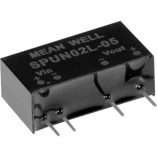MEAN WELL SPUN02L-15 DC/DC měnič napětí 134 mA 2 W Počet výstupů: 1 x Obsah 1 ks